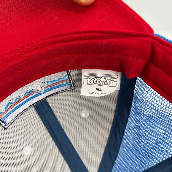 Patagonia Hat Mens One Size Mesh Back Adjustable Snapback Trucker Baseball Cap - Picture 9 of 13